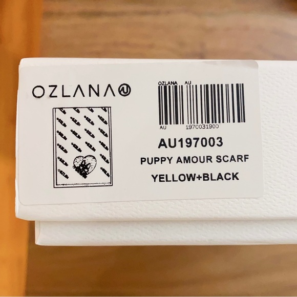 ozlana yellow wool scarf brand new - Picture 4 of 5